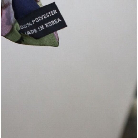 GALASSIA - MEN'S GREEN AND PURPLE PRINT PRINT TIE - Picture 8 of 8